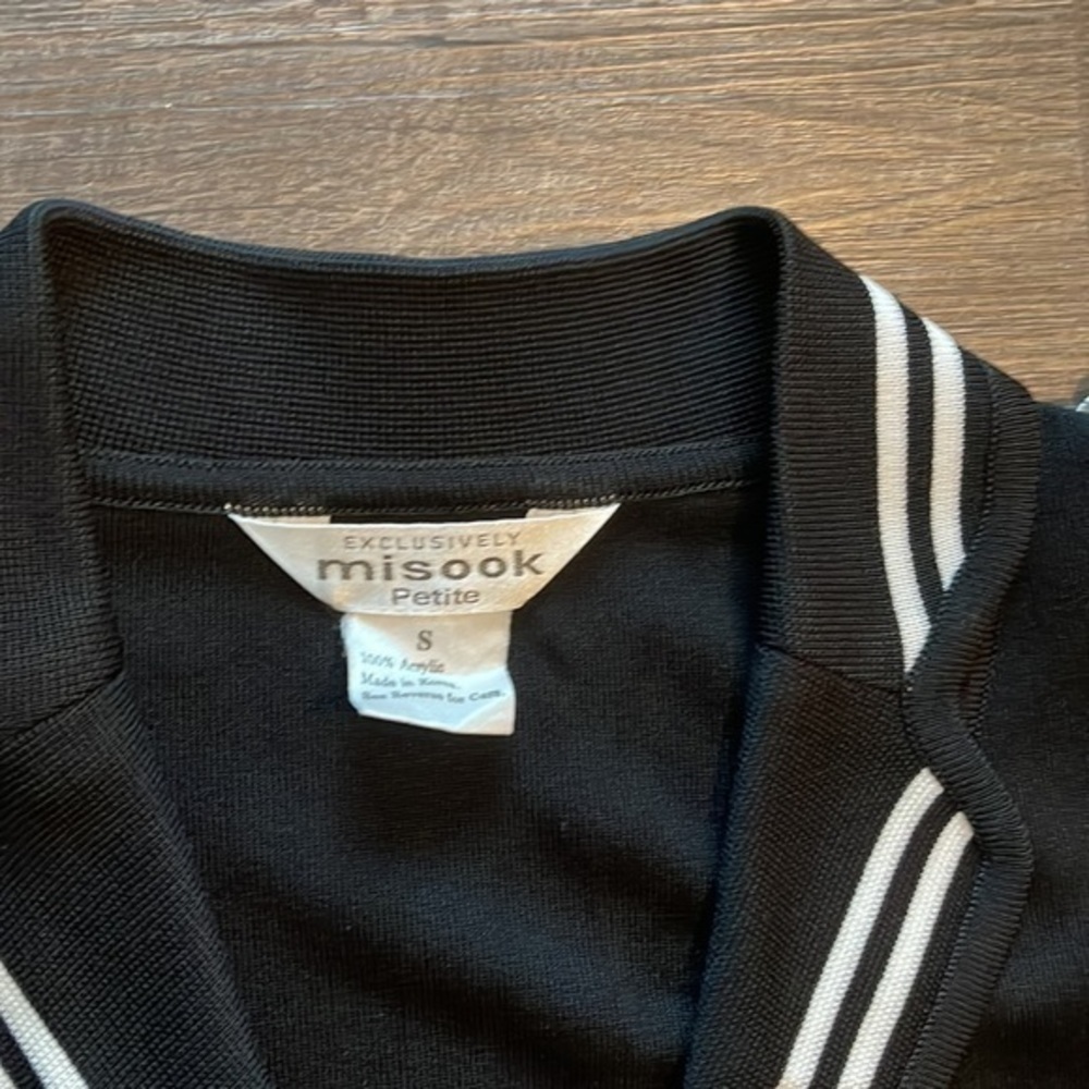Misook Petite nautical style cardigan - Picture 2 of 5
